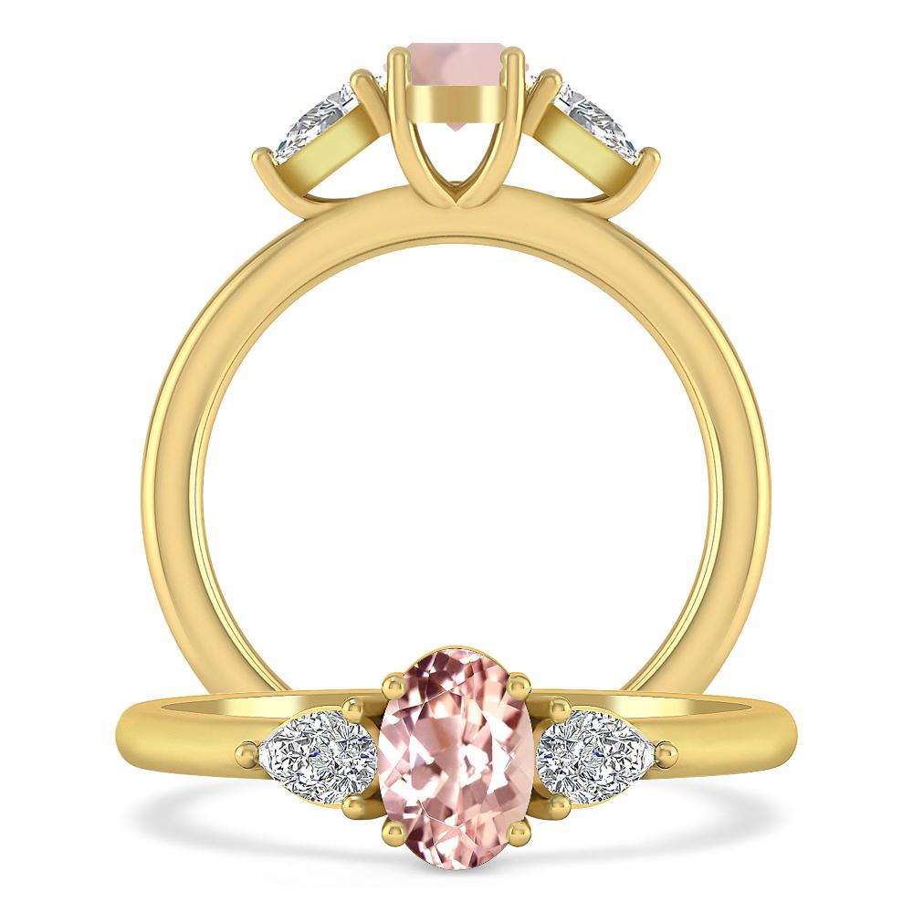 Yellow Gold - Morganite