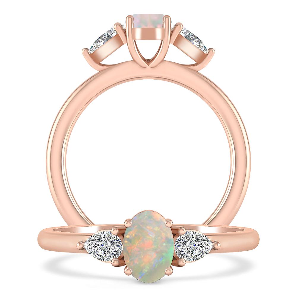 Rose Gold - Opal