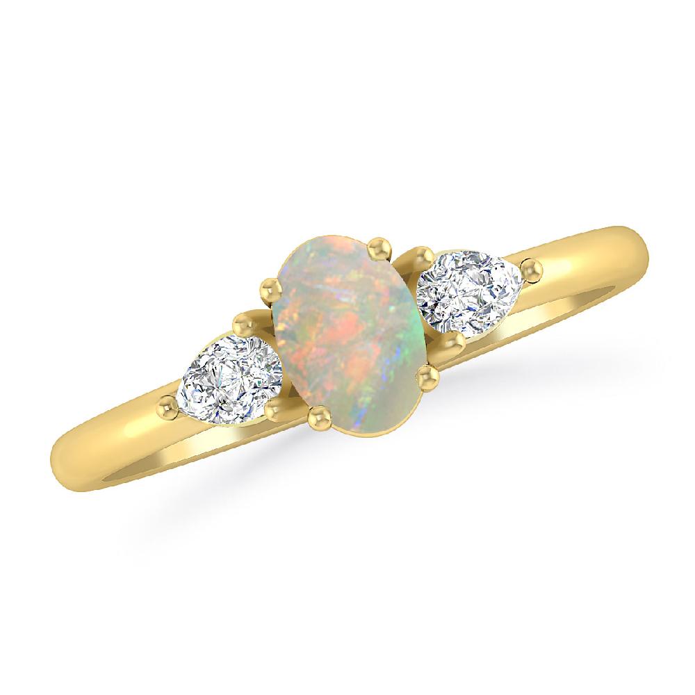 Yellow Gold - Opal