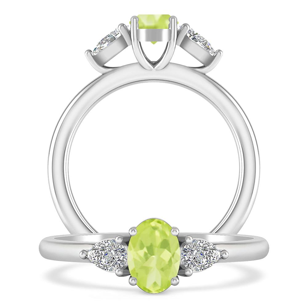 White Gold - Peridot