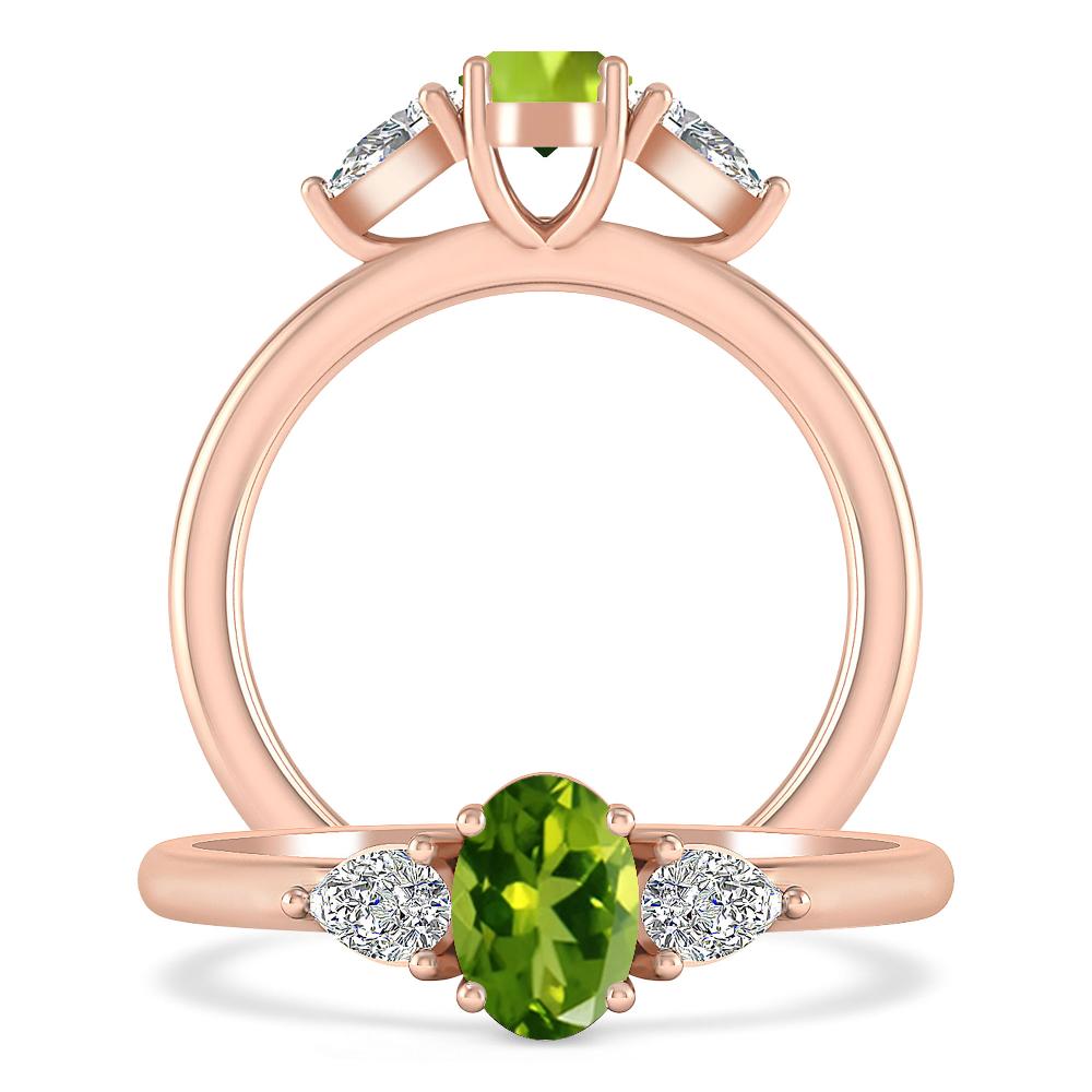 Rose Gold - Peridot