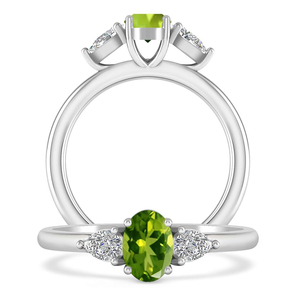 White Gold - Peridot