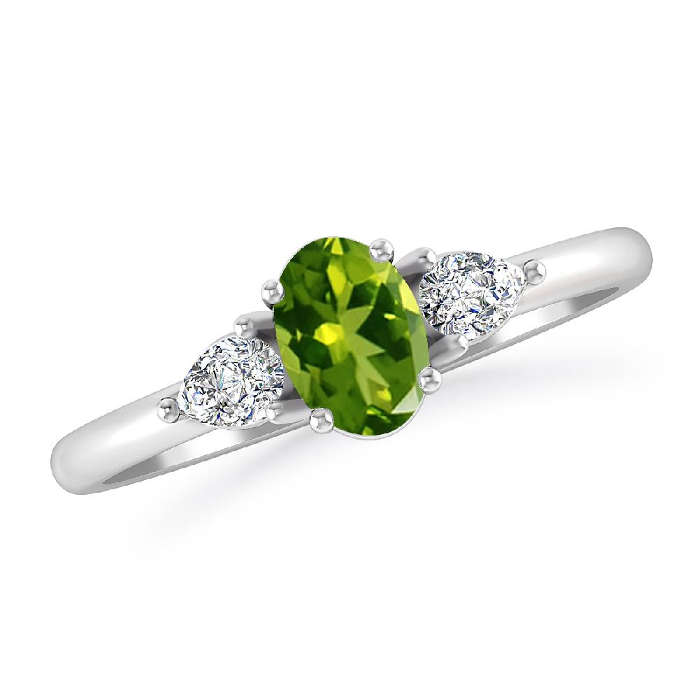 White Gold - Peridot