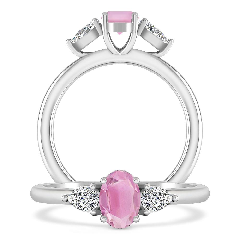 White Gold - Pink Tourmaline