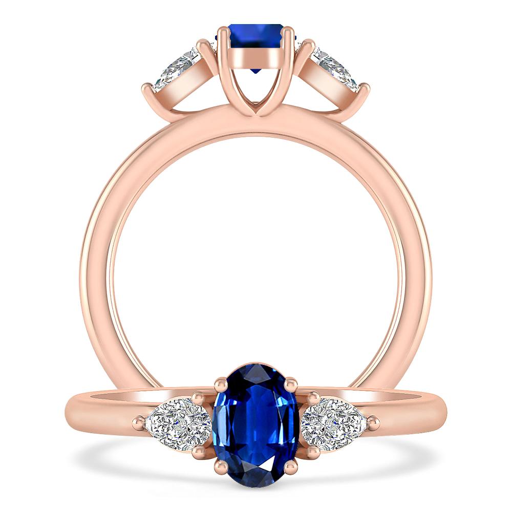 Rose Gold - Sapphire