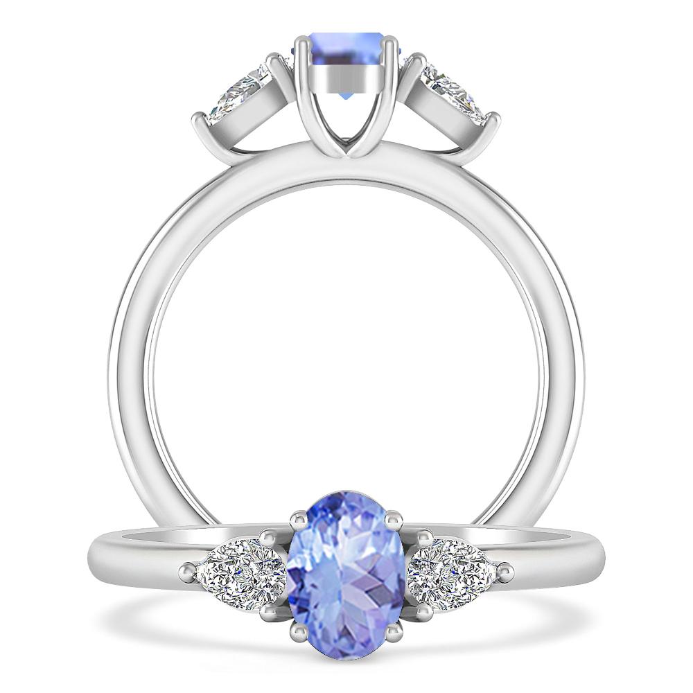 White Gold - Tanzanite