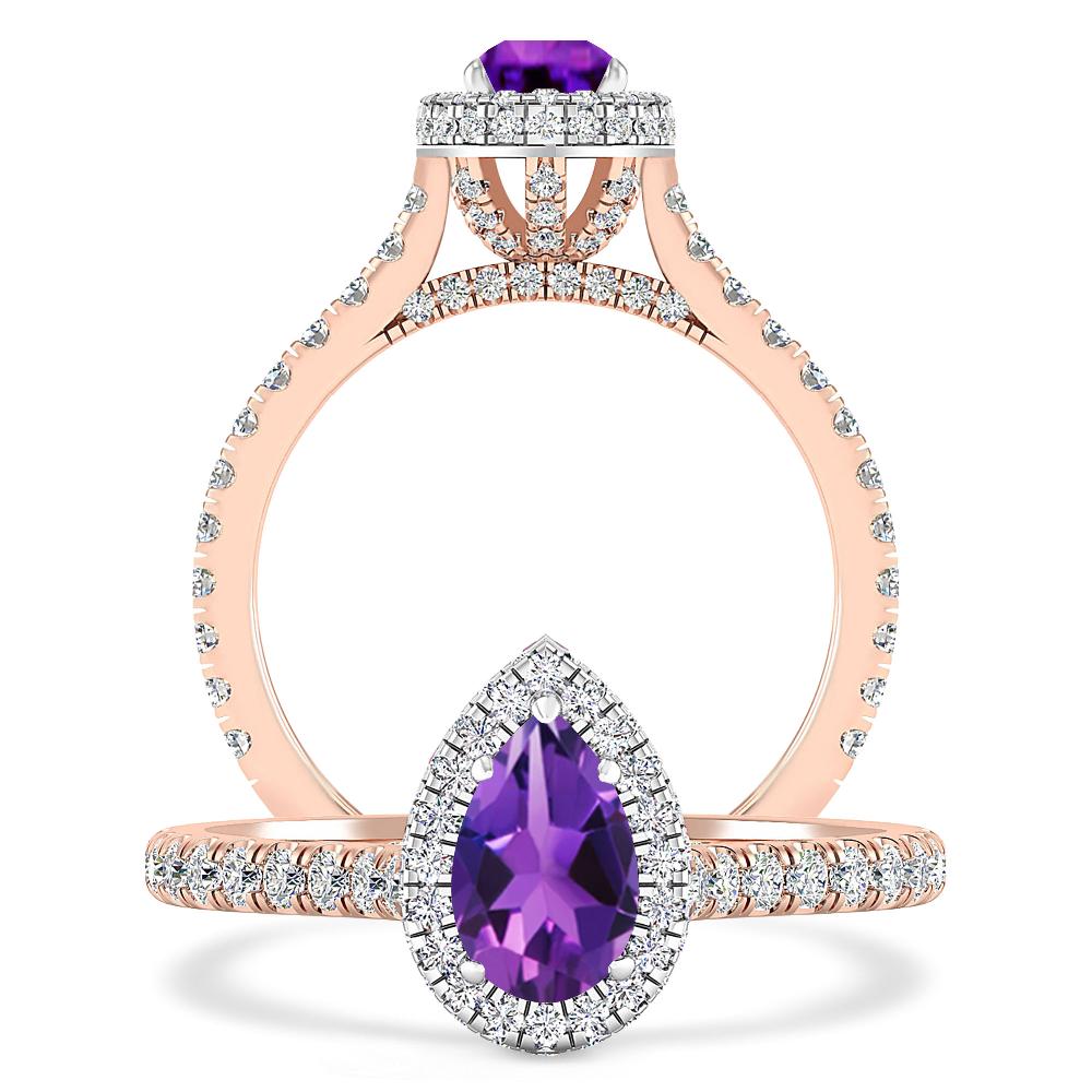 Rose Gold - Amethyst