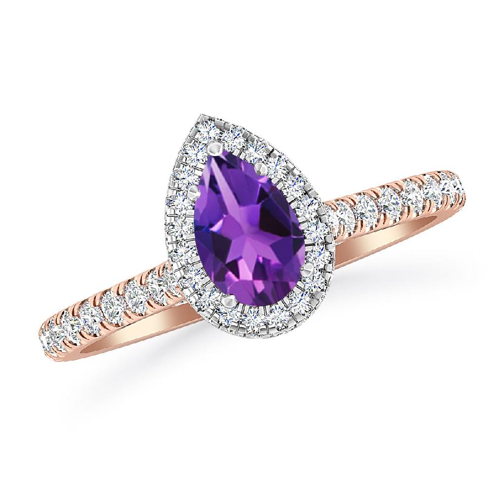 Rose Gold - Amethyst