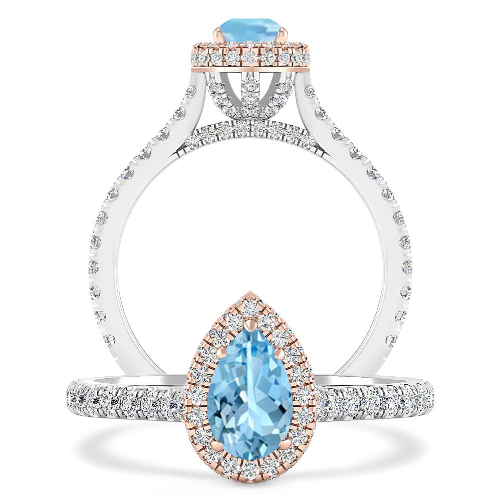 White Gold - Aquamarine