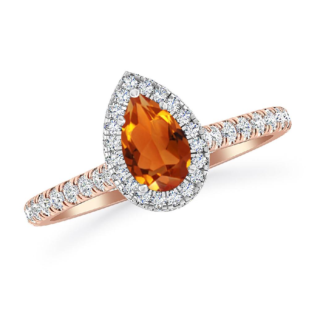 Rose Gold - Citrine