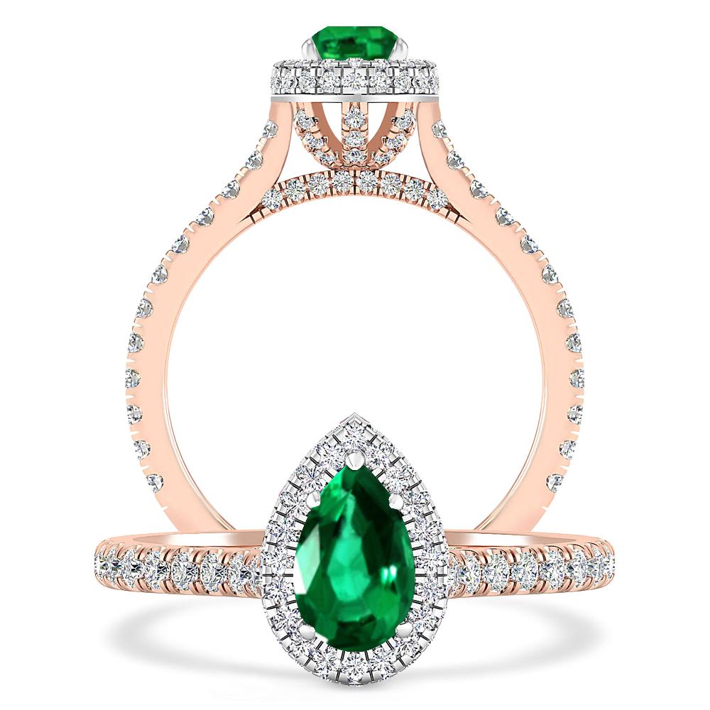 Rose Gold - Emerald