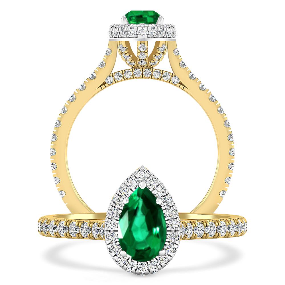 Yellow Gold - Emerald