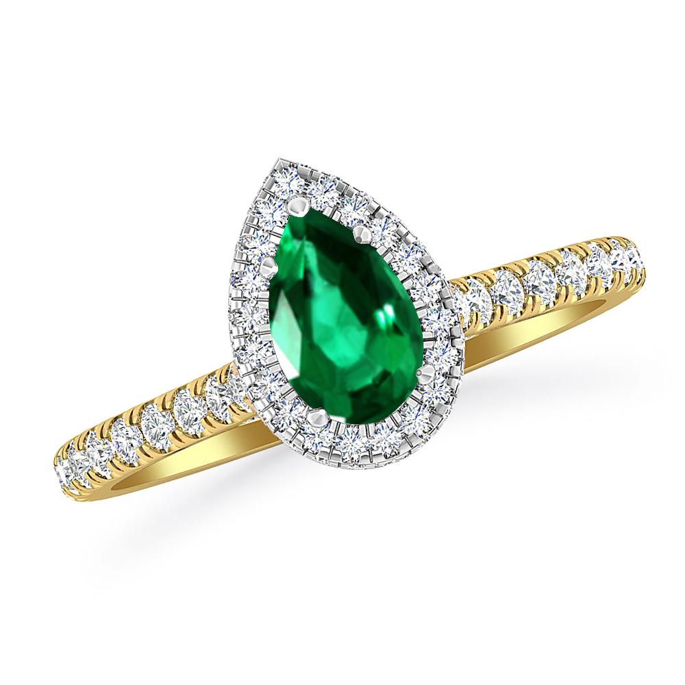 Yellow Gold - Emerald