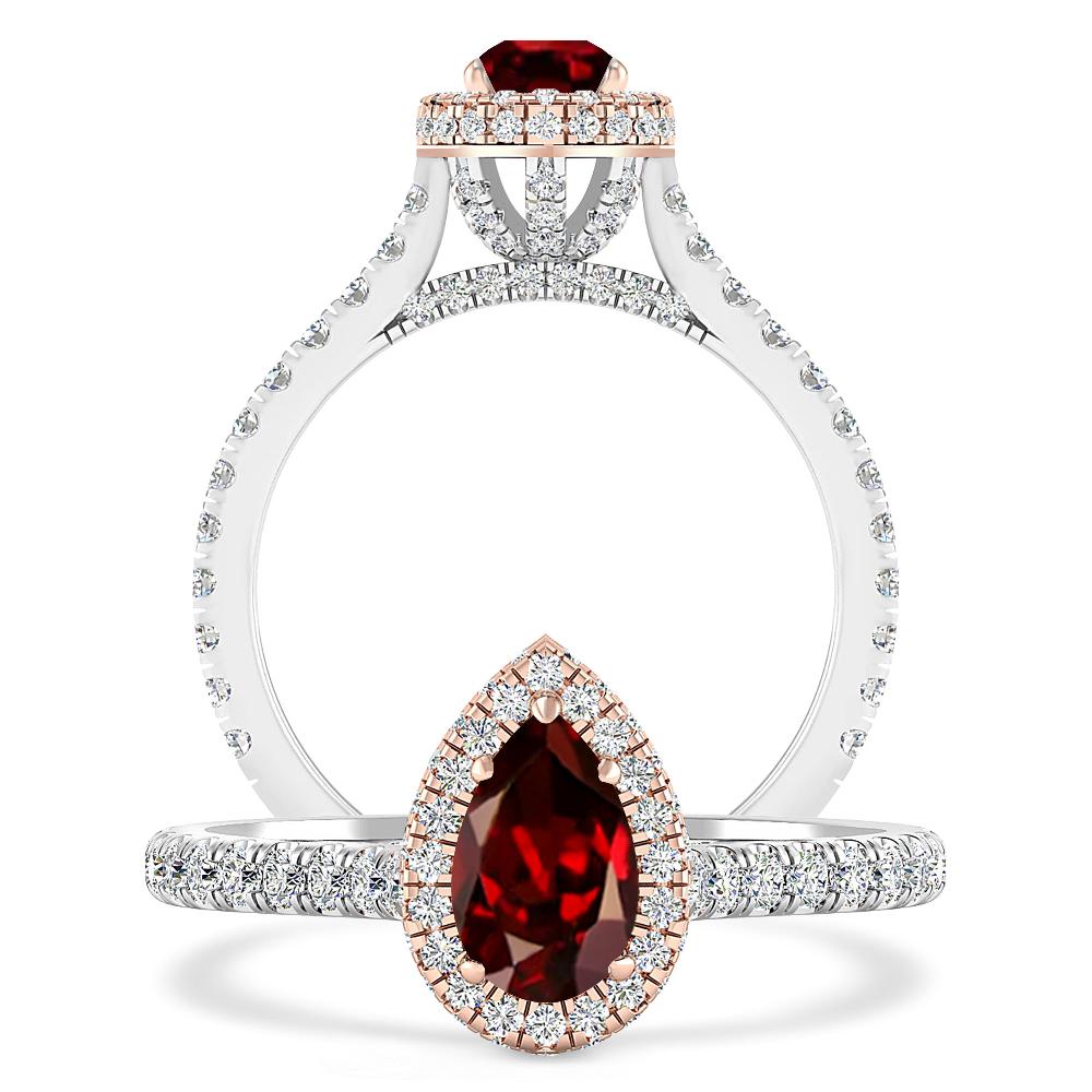 White Gold - Garnet