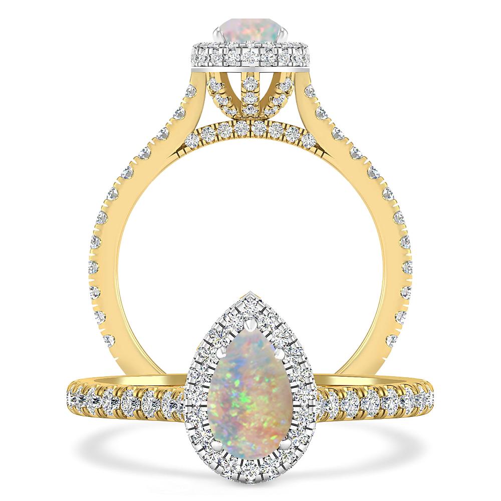 Yellow Gold - Opal