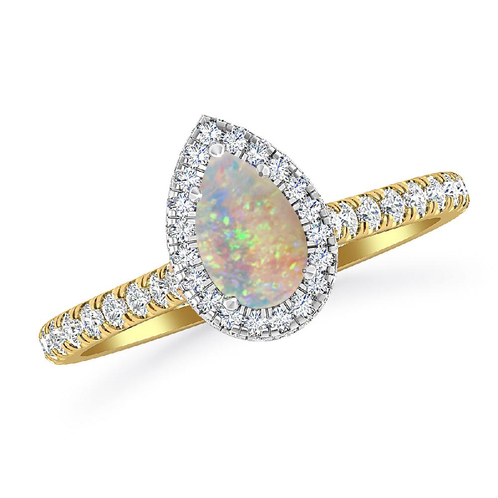 Yellow Gold - Opal