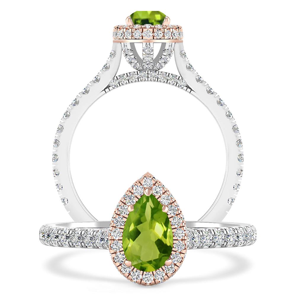 White Gold - Peridot