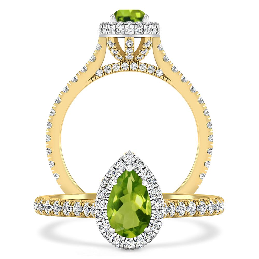 Yellow Gold - Peridot