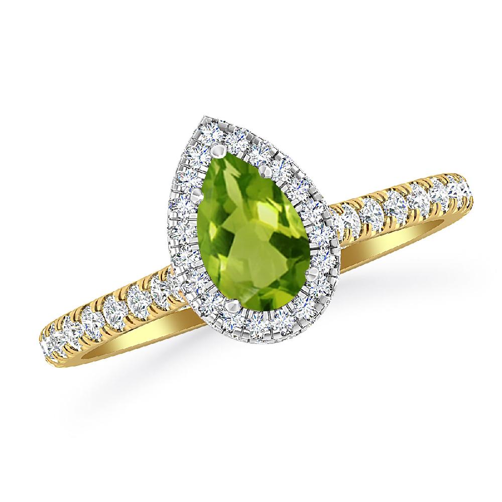 Yellow Gold - Peridot