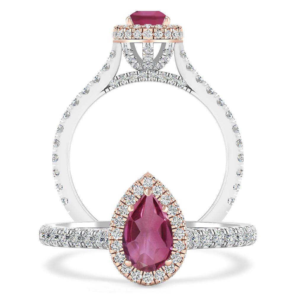 White Gold - Pink Tourmaline