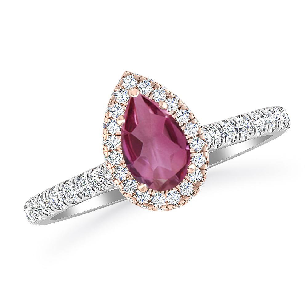 White Gold - Pink Tourmaline