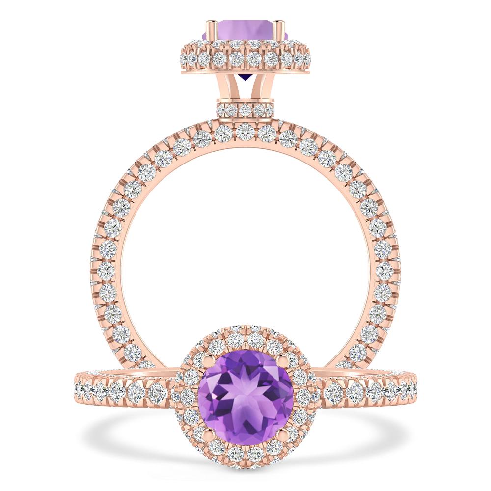 Rose Gold - Amethyst