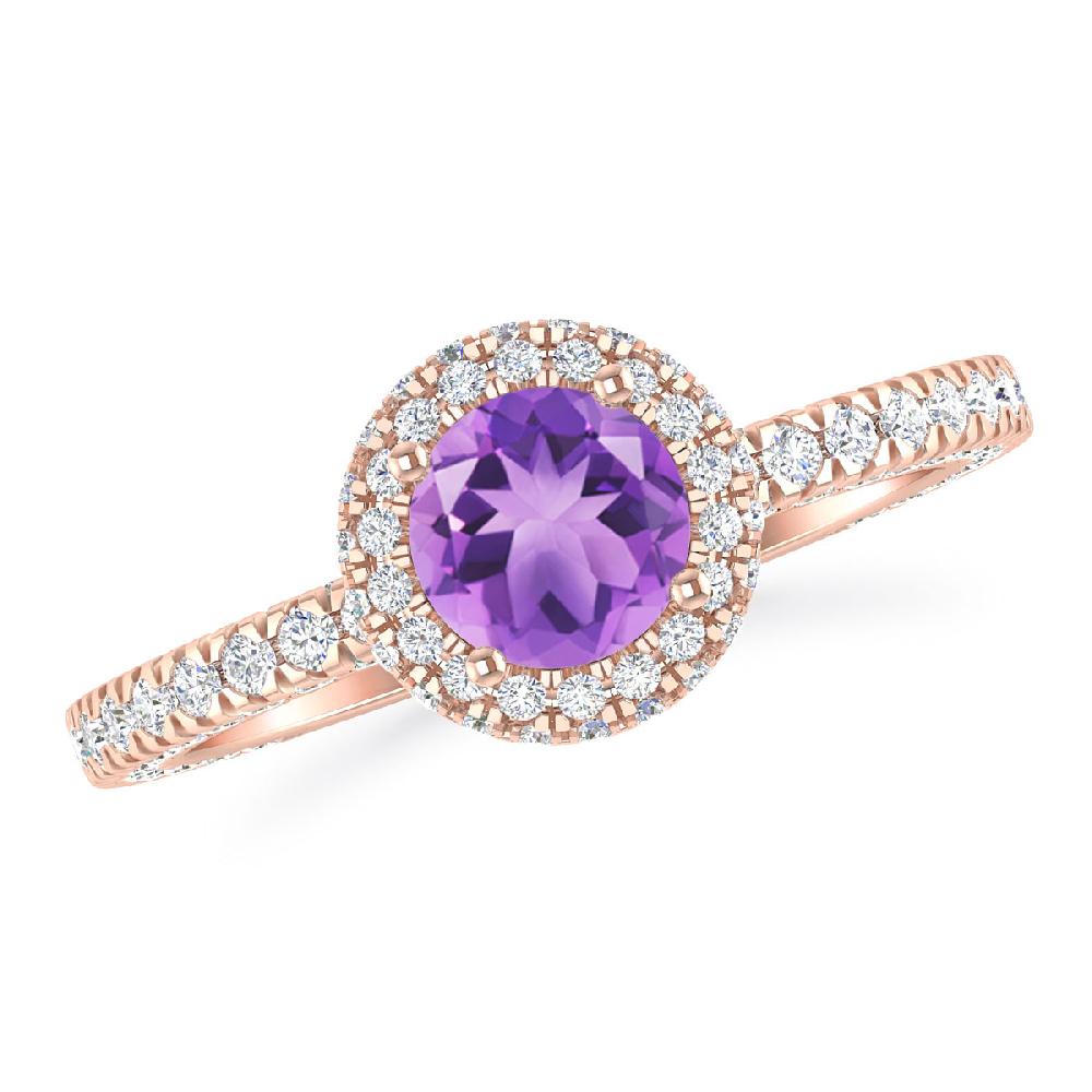 Rose Gold - Amethyst