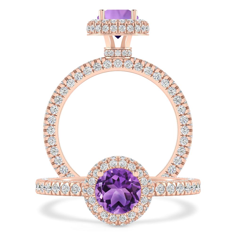 Rose Gold - Amethyst