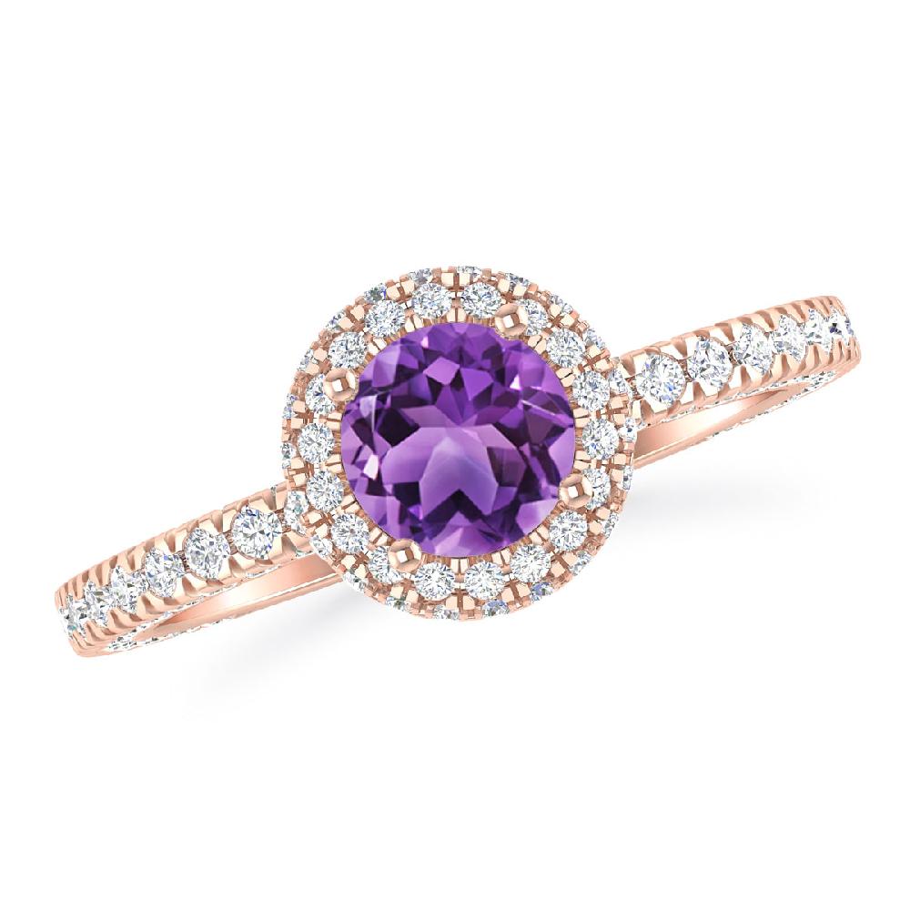 Rose Gold - Amethyst