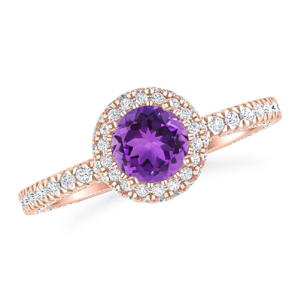 Rose Gold - Amethyst