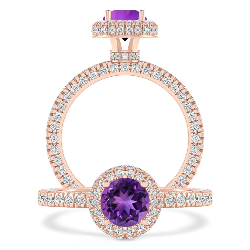 Rose Gold - Amethyst