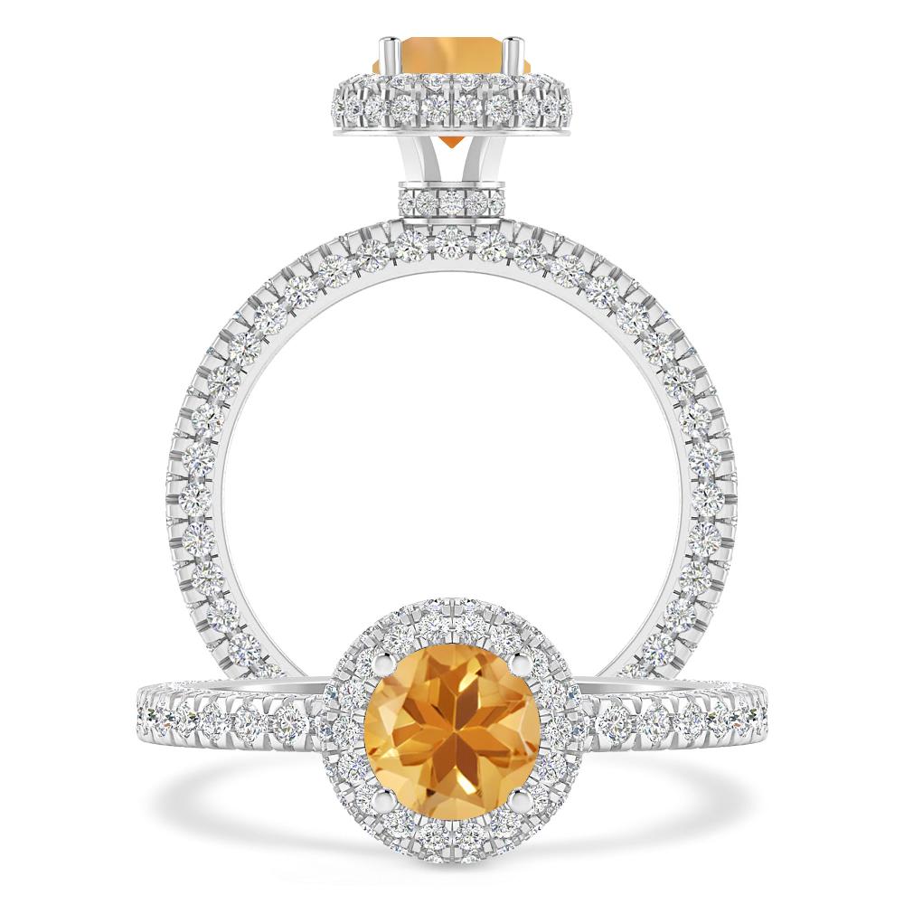 White Gold - Citrine