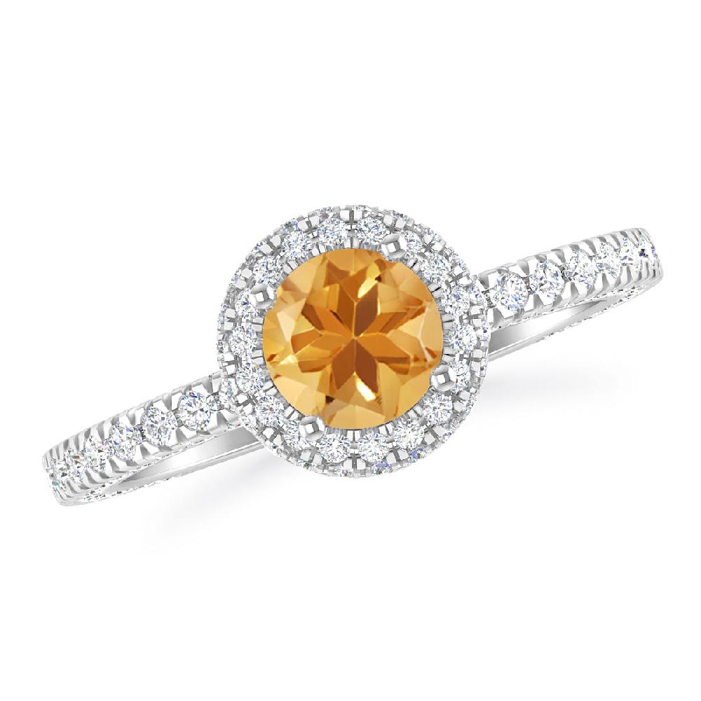 White Gold - Citrine