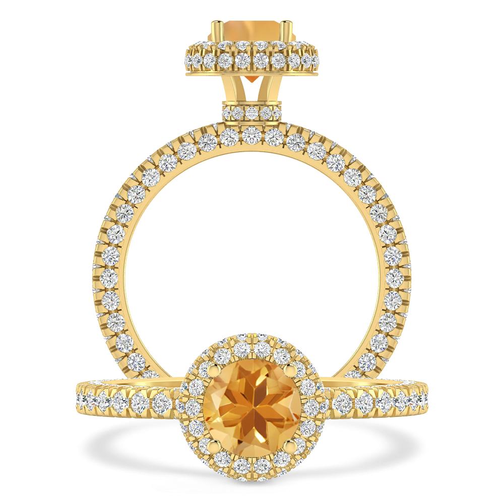 Yellow Gold - Citrine