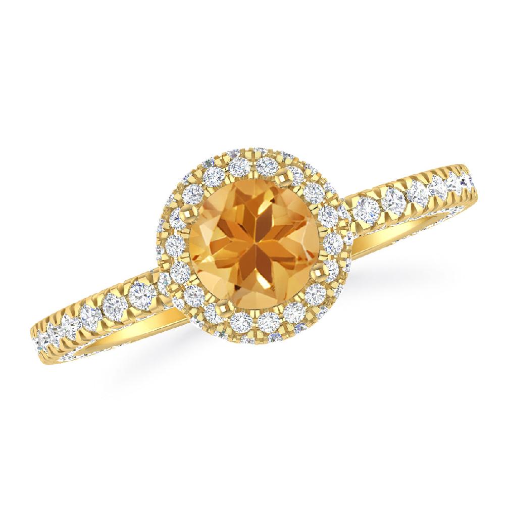 Yellow Gold - Citrine