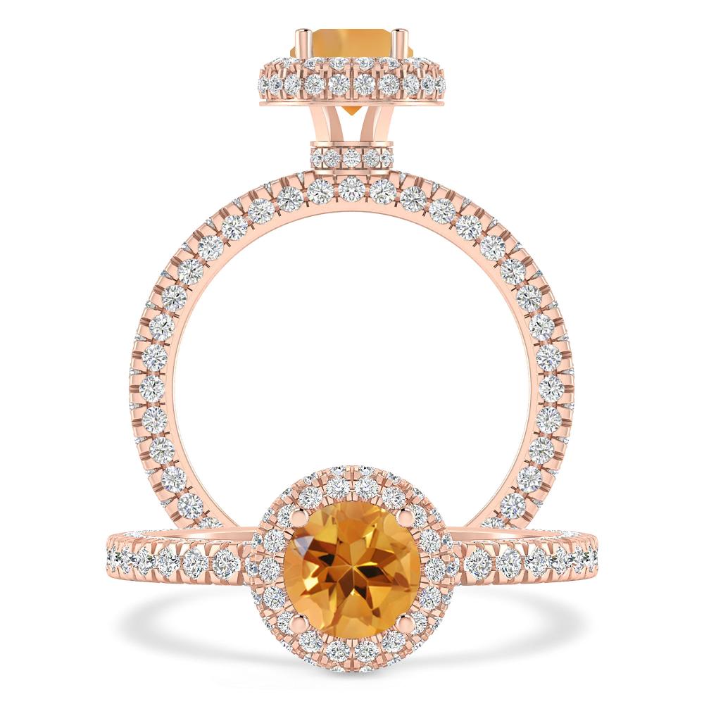 Rose Gold - Citrine