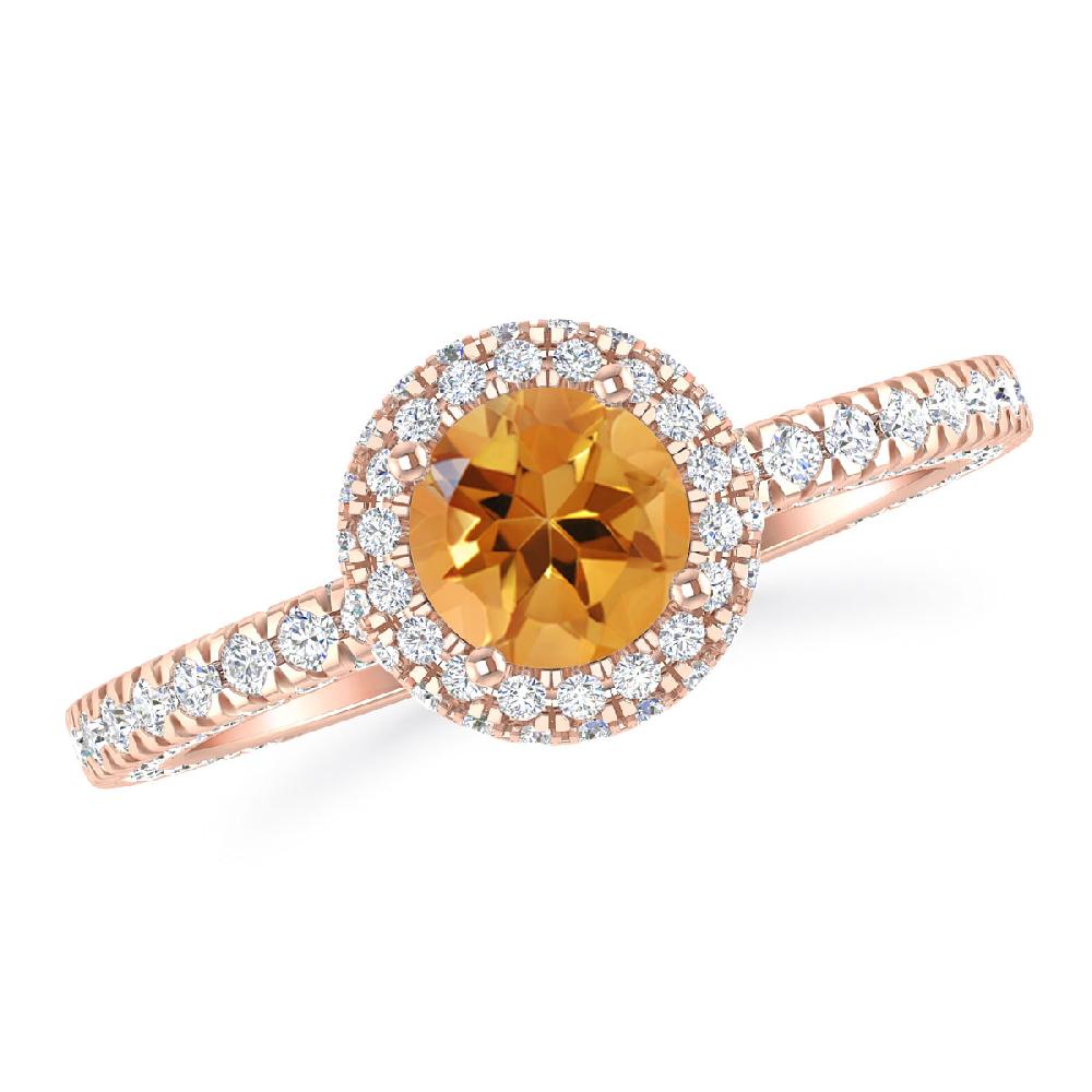 Rose Gold - Citrine