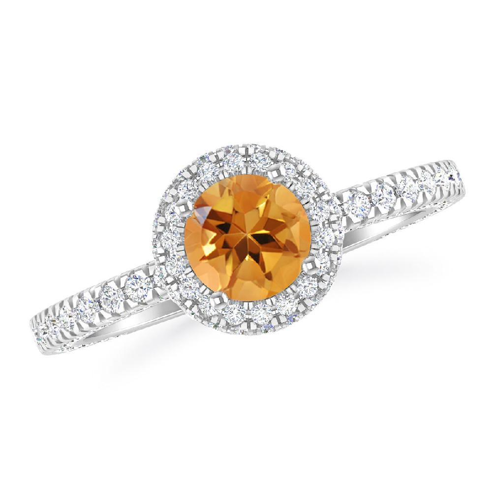 White Gold - Citrine