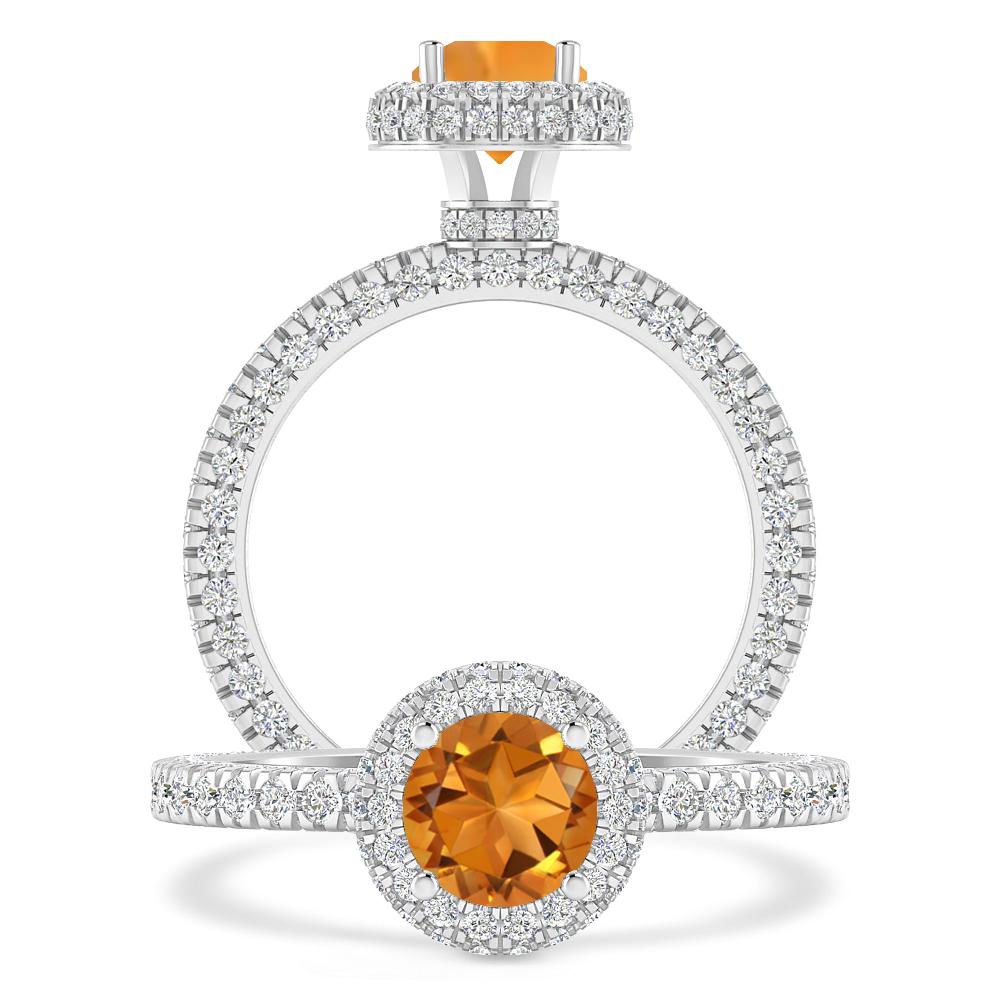 White Gold - Citrine