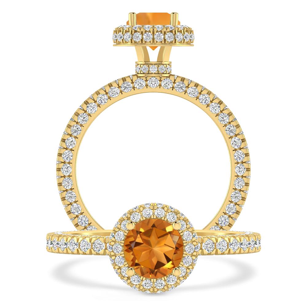 Yellow Gold - Citrine