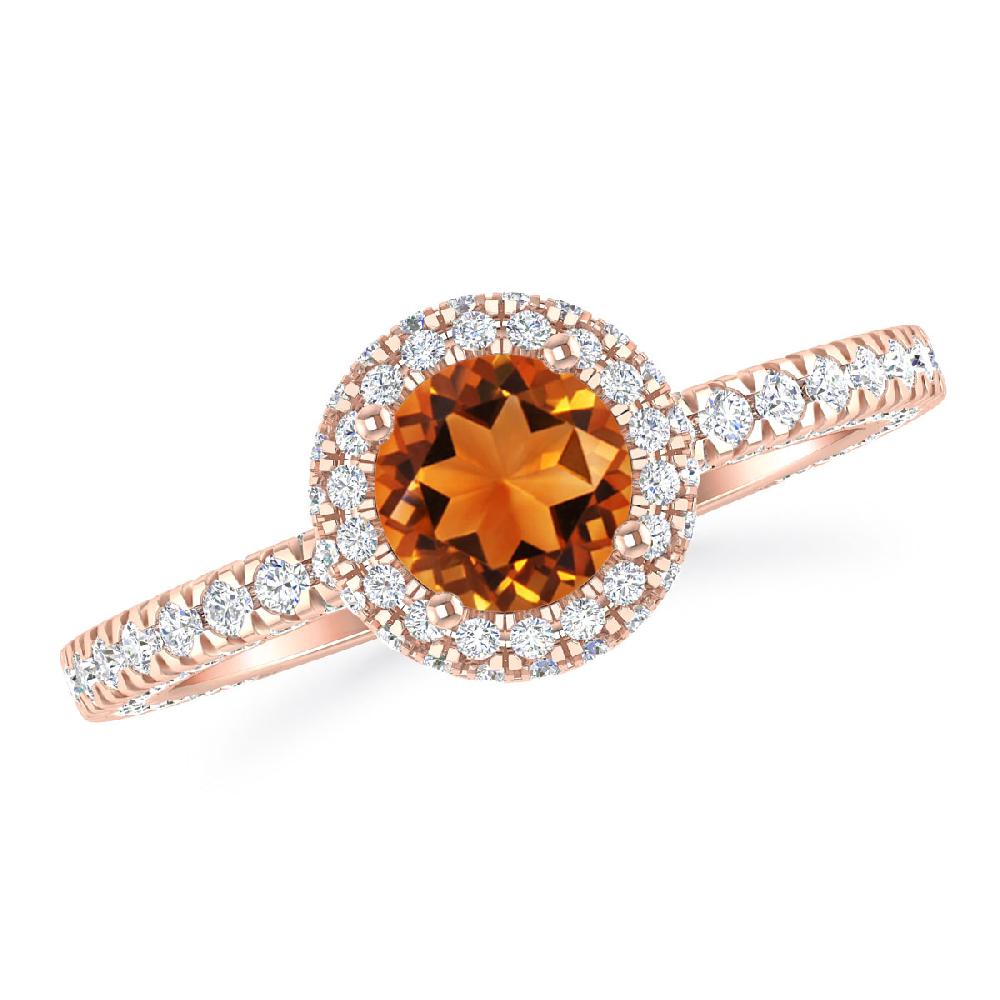 Rose Gold - Citrine