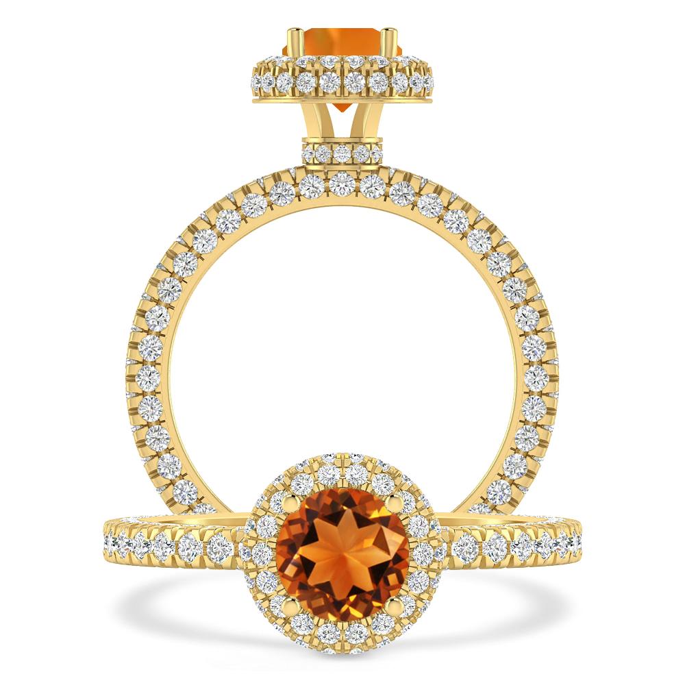 Yellow Gold - Citrine