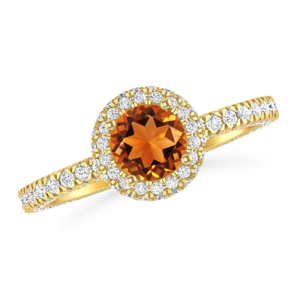 Yellow Gold - Citrine