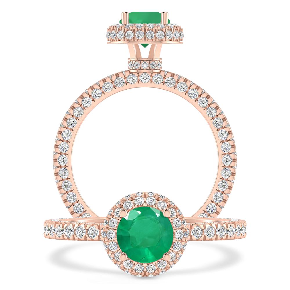 Rose Gold - Emerald