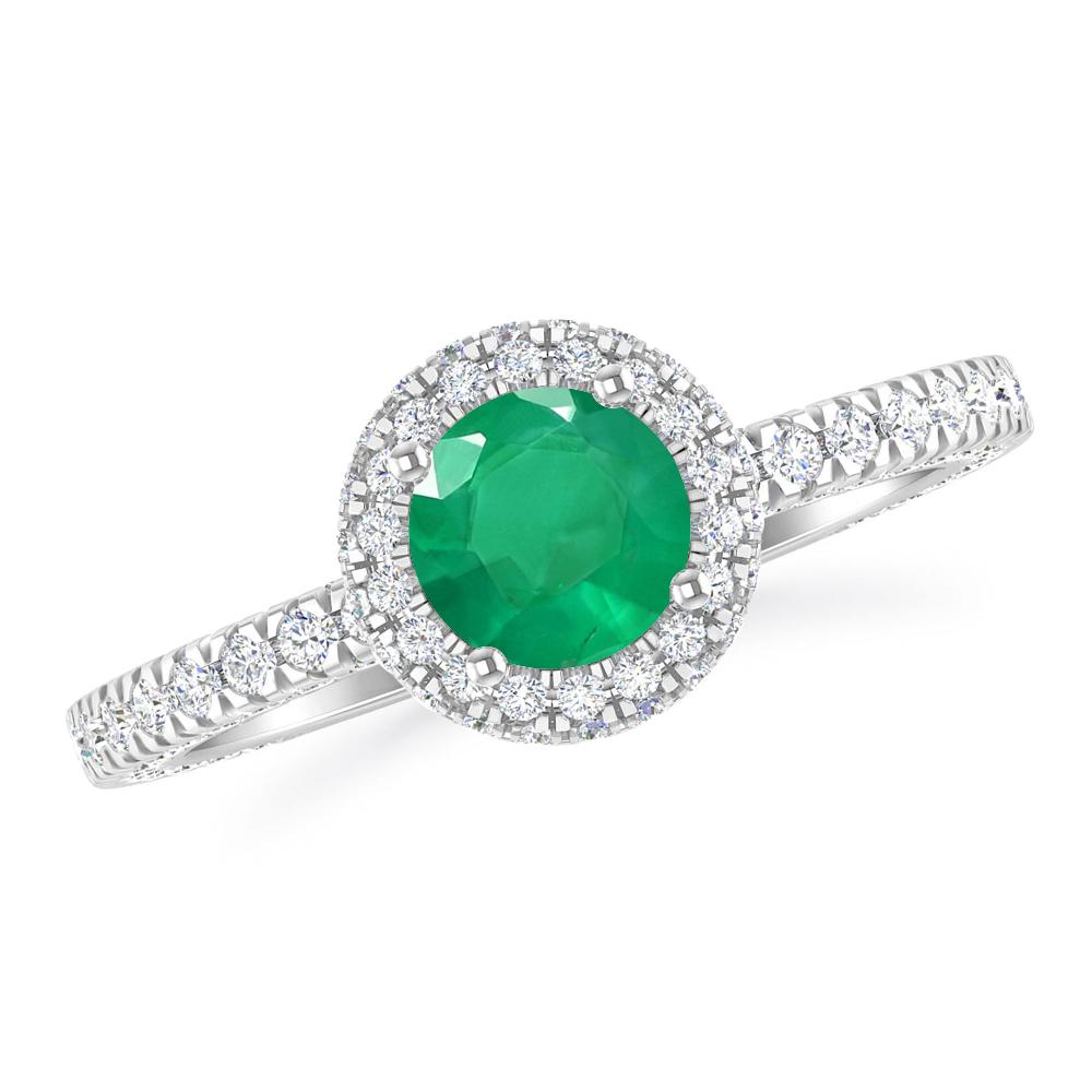 White Gold - Emerald