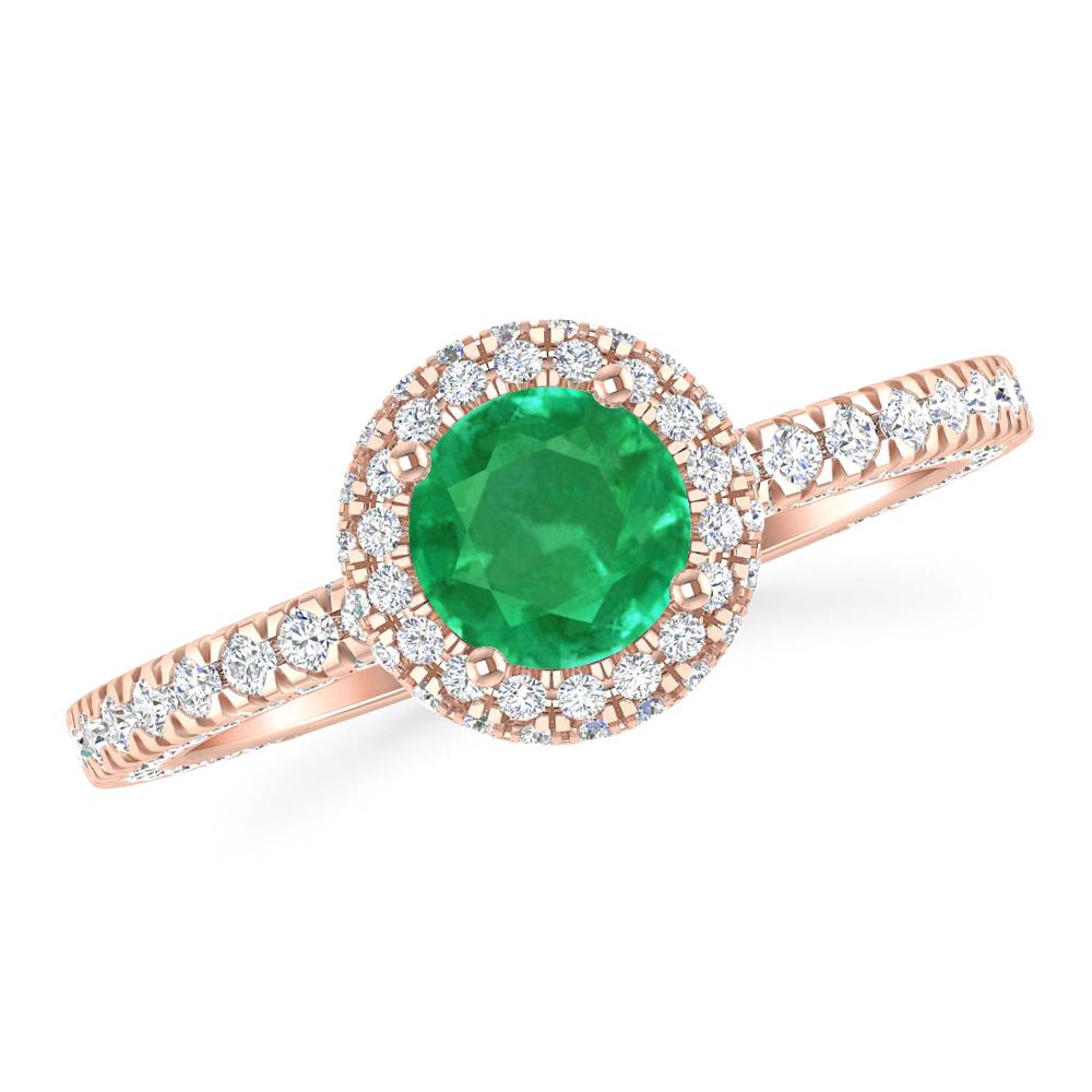 Rose Gold - Emerald