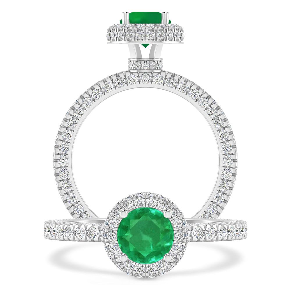 White Gold - Emerald