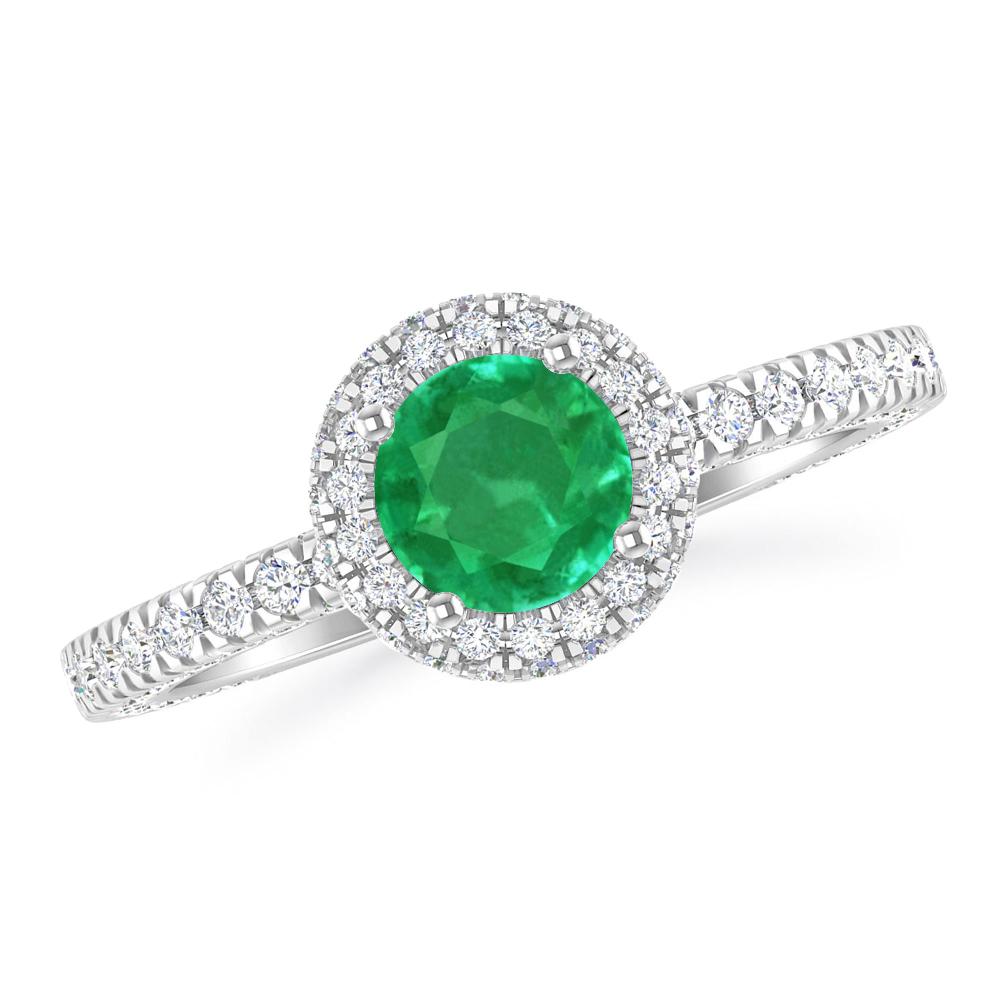 White Gold - Emerald