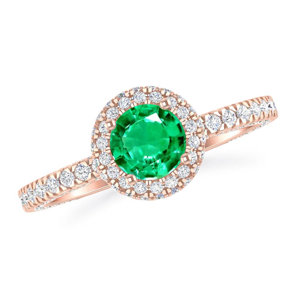 Rose Gold - Emerald