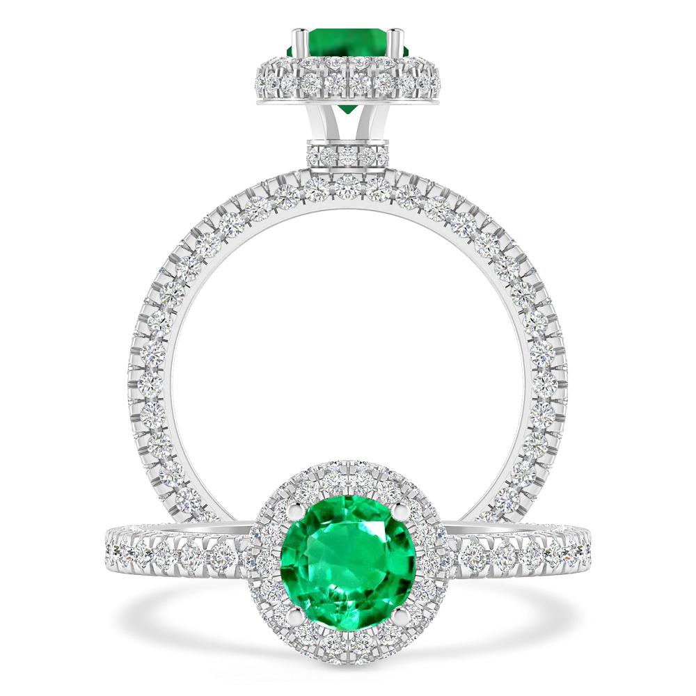 White Gold - Emerald